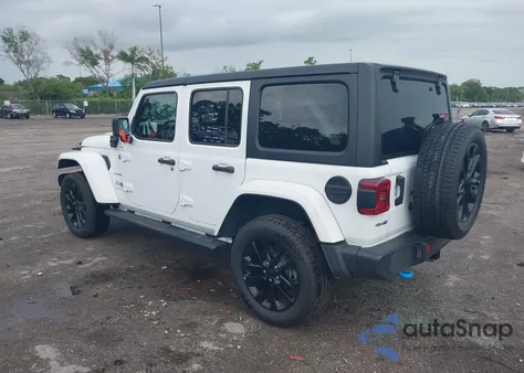 2023 Jeep Wrangler 4Xe Sahara 4X4 z USA, uszkodzony, nr VIN 1C4JJXP6XPW641619